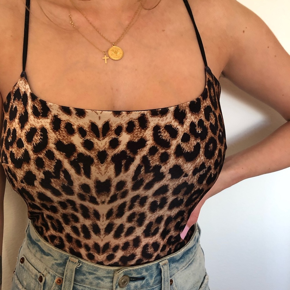 Cheetah print bodysuit